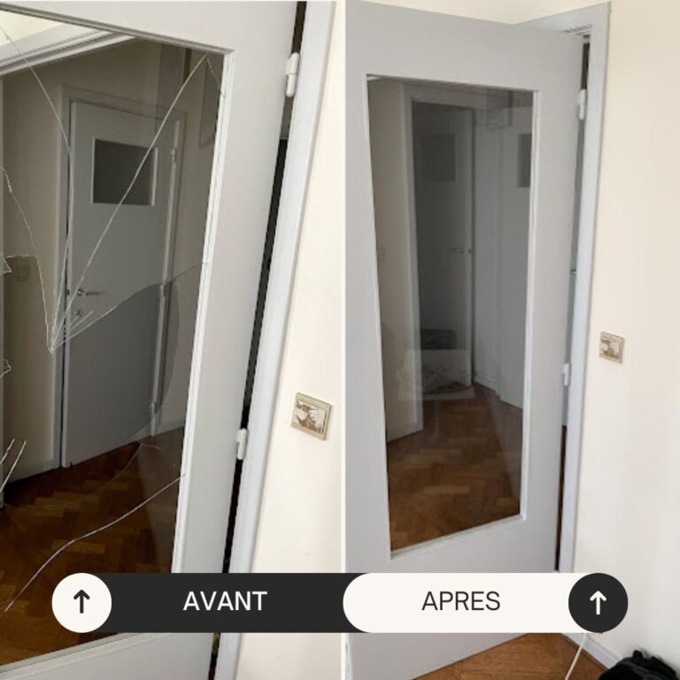 remplacement vitre porte